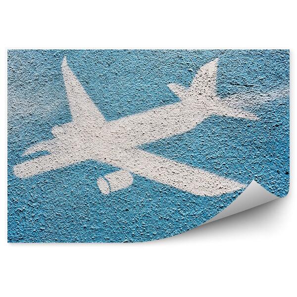 Papier peint Graffiti Avion