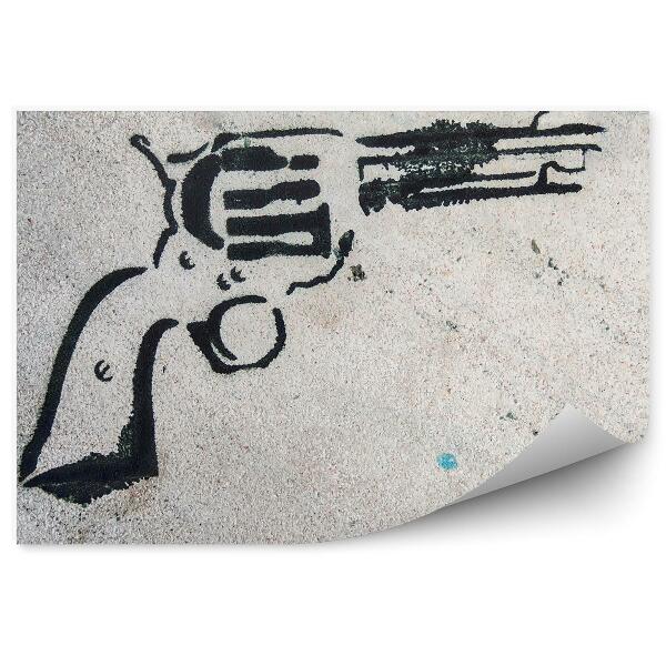 Papier peint Graffiti Revolver