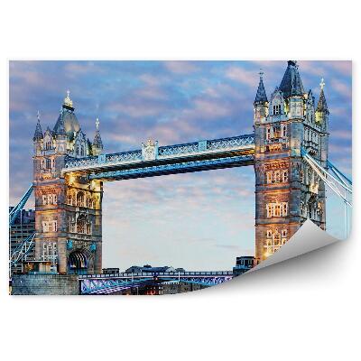Papier peint Pont de la tour illuminé