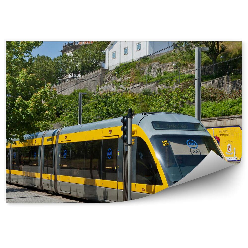 Papier peint Train de banlieue portugais transport