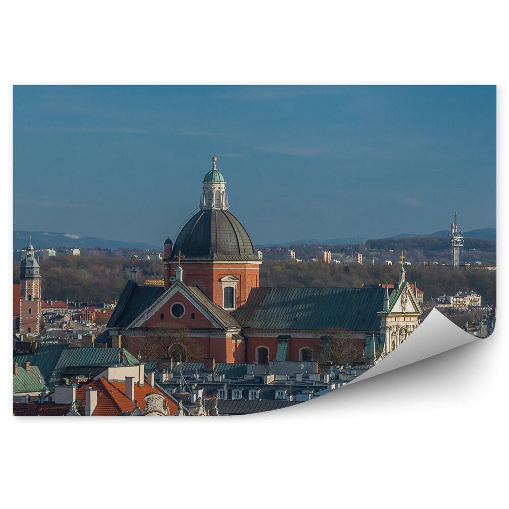 Papier peint Saints Pierre et Paul Bâtiments de Cracovie
