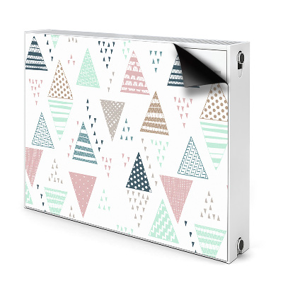 Décoration radiateur Triangles dessinés