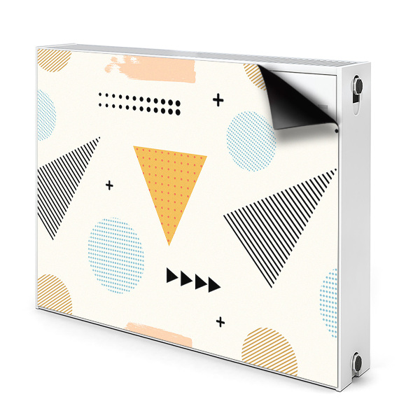 Décoration radiateur Formes colorées