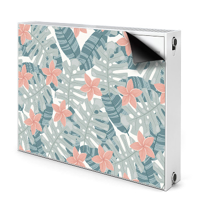 Décoration radiateur Peinture murale tropicale