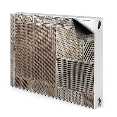 Décoration radiateur Sol métallisé