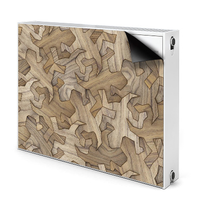 Décoration radiateur Motif gecko en bois