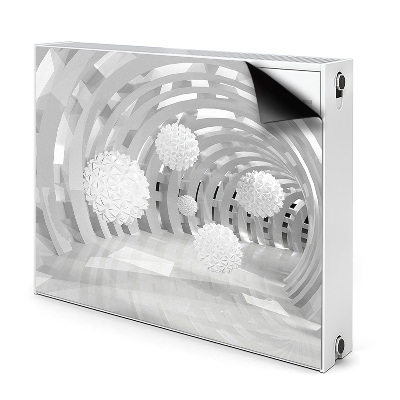 Déco cache radiateur Abstraction 3d tunnel