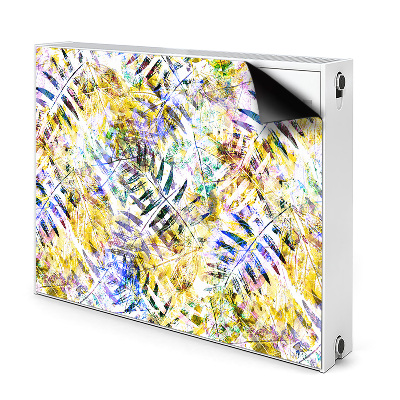 Cache radiateur déco Feuille d'or