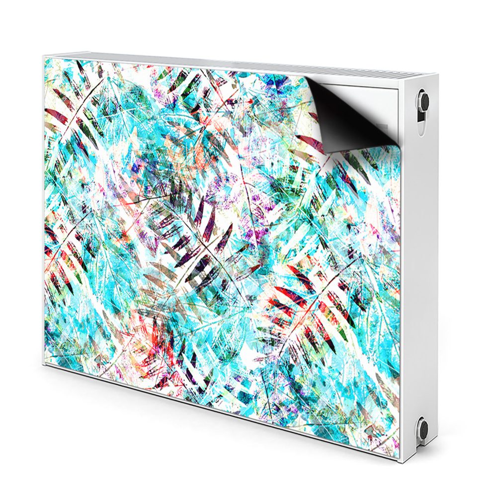 Décoration radiateur Empreintes de feuilles