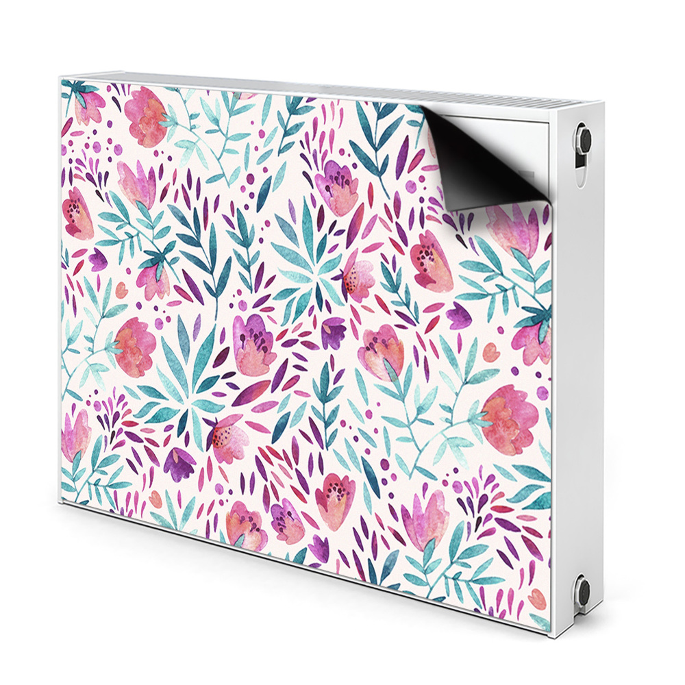 Cache radiateur aimanté Coquelicots vintage