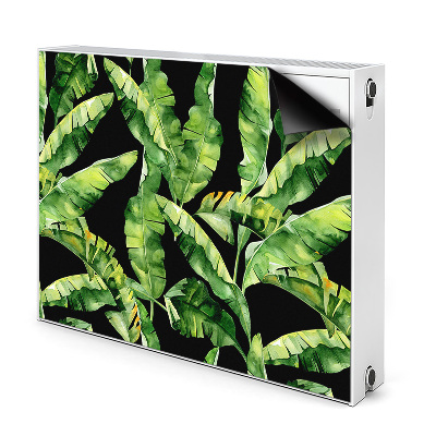 Cache radiateur déco Feuille tropicale