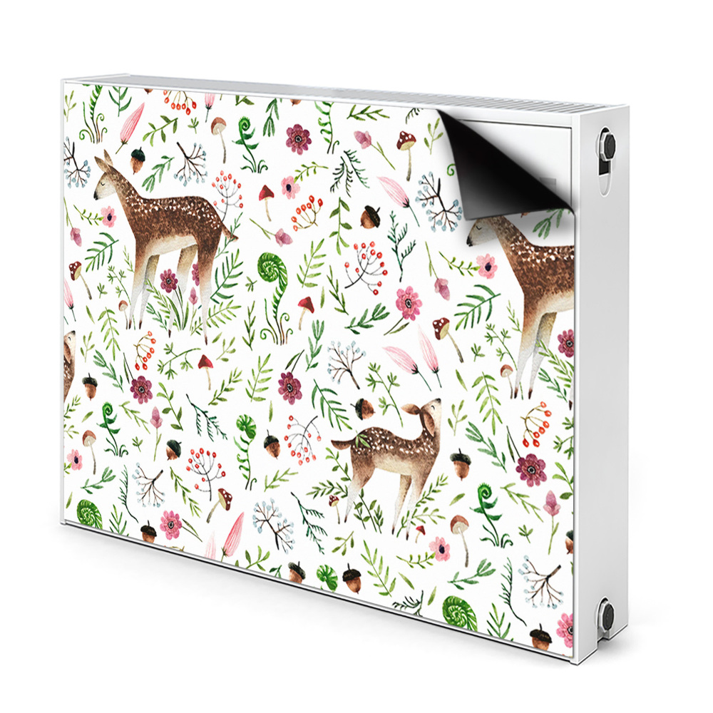 Déco cache radiateur Biche