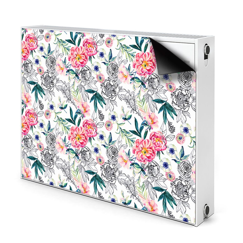 Décoration radiateur Image de printemps