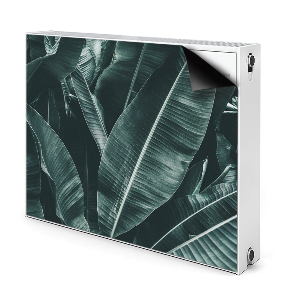 Cache radiateur déco Feuilles exotiques