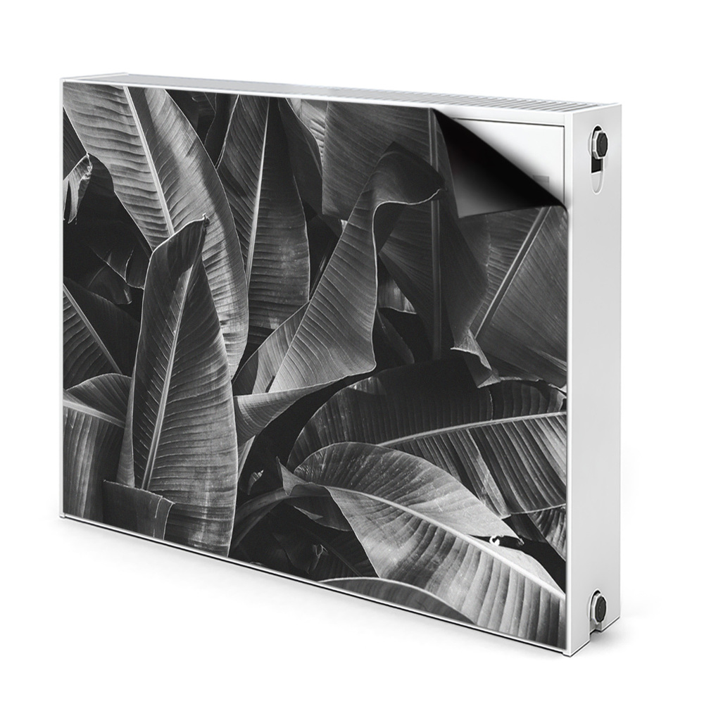 Déco cache radiateur Grandes feuilles