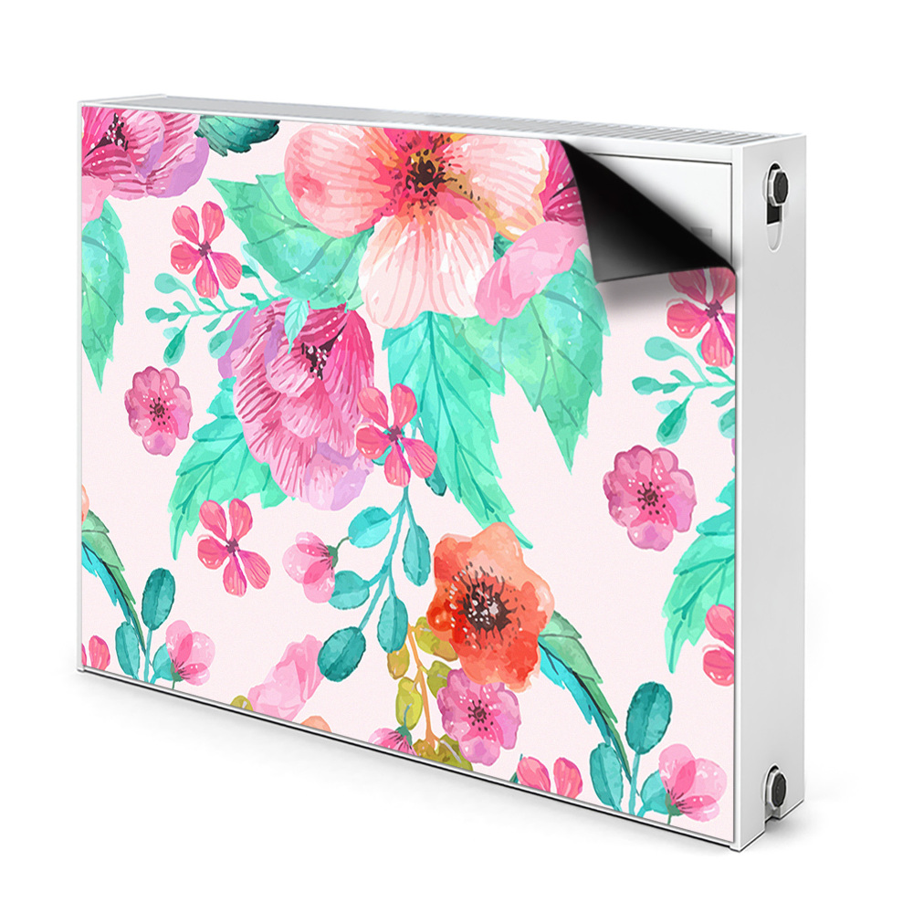 Déco cache radiateur Belle flore