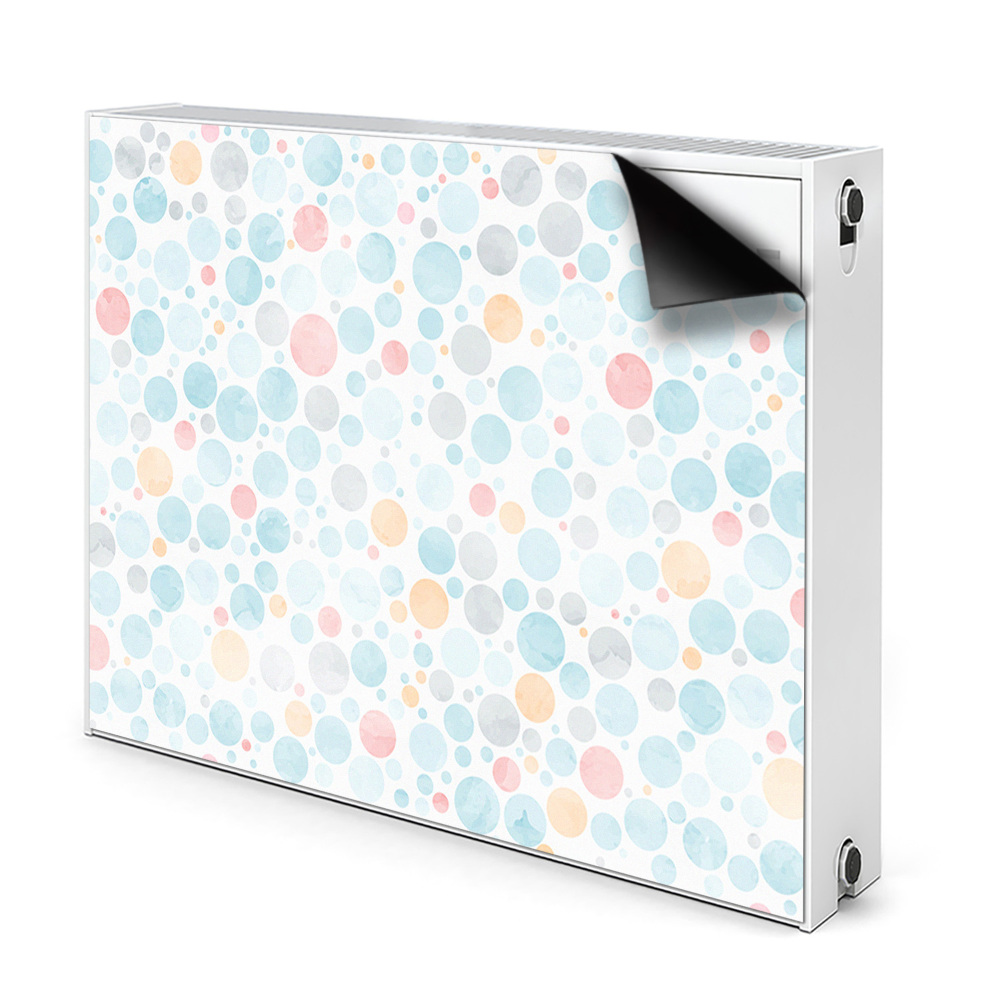 Décoration radiateur Pois pastel