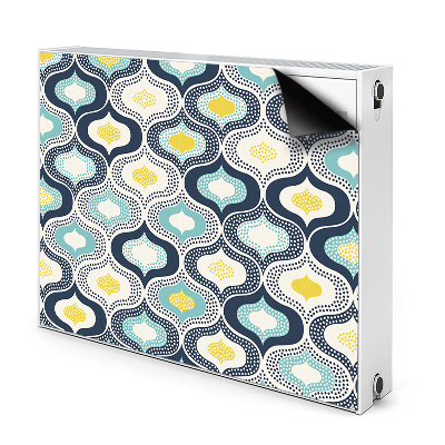 Cache radiateur déco Gribouillis de points