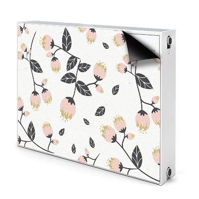 Déco cache radiateur Vintage de printemps