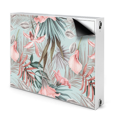 Cache radiateur déco Fleurs au pastel