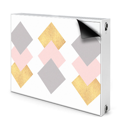 Cache radiateur déco Losanges colorés