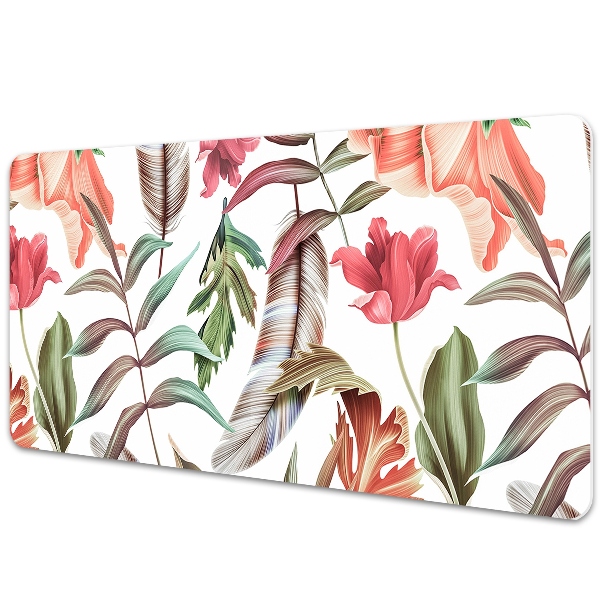 Sous main de bureau Plantes sur fond blanc