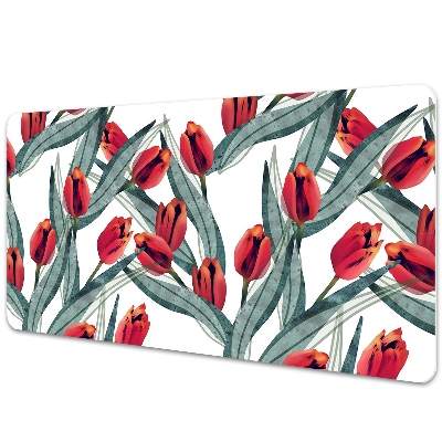 Tapis de bureau Tulipes de printemps