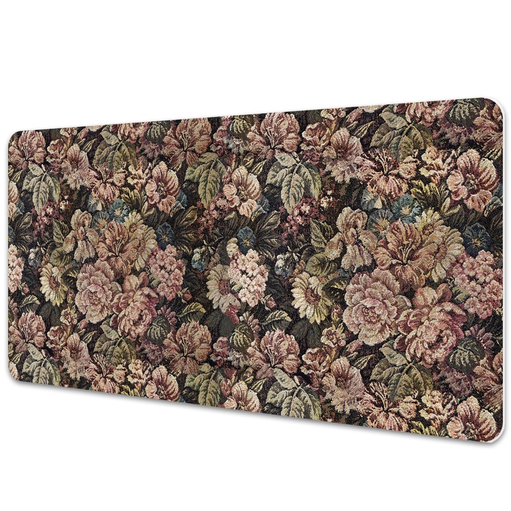 Protège bureau Tissu floral