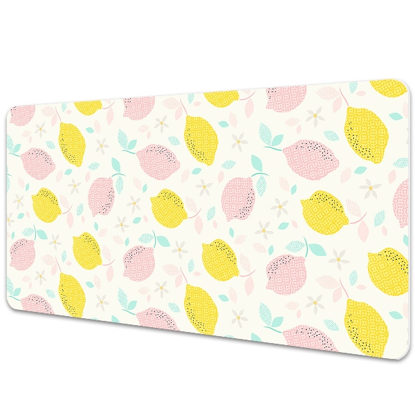 Tapis de bureau Citrons jaunes
