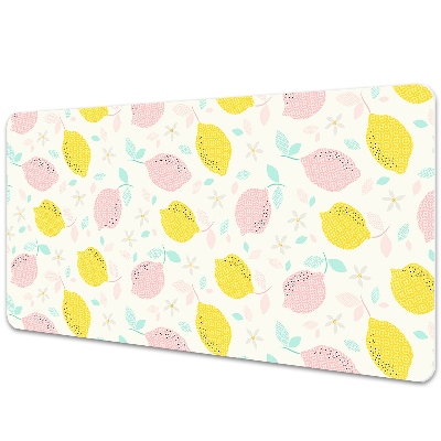 Tapis de bureau Citrons jaunes