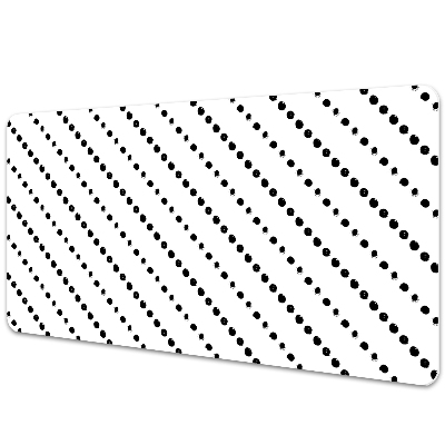 Sous-main bureau Points et lignes diagonales