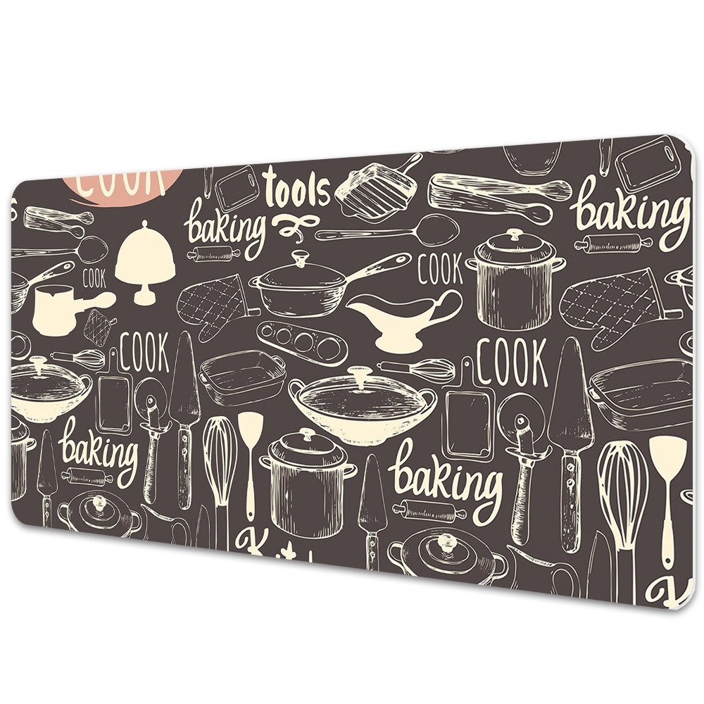 Sous-main bureau Ustensiles de cuisine