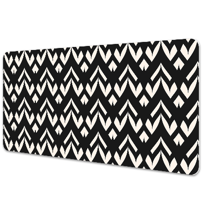 Sous main de bureau Motif scandinave noir et blanc