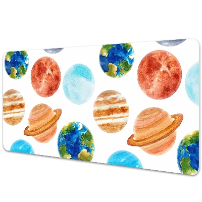 Sous main de bureau Galaxie colorée