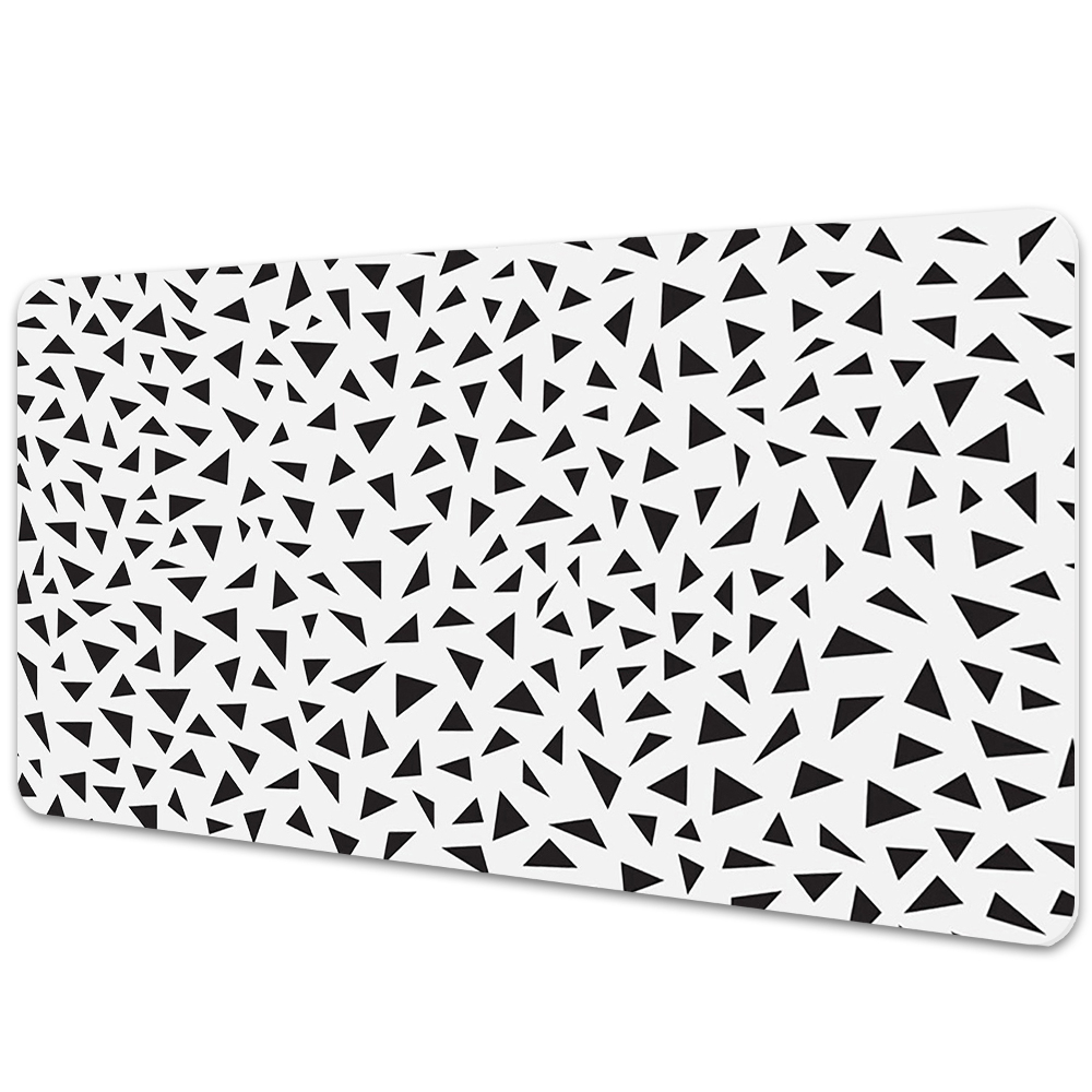 Protège bureau Triangles géométriques noirs
