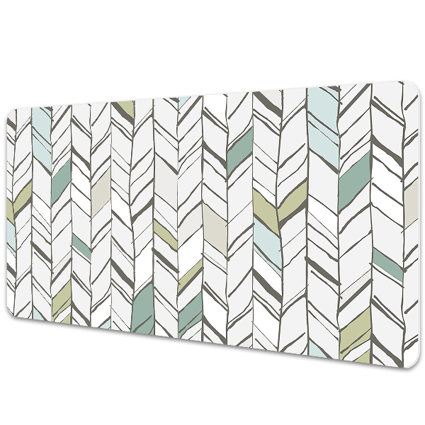 Protège bureau Chevrons boho