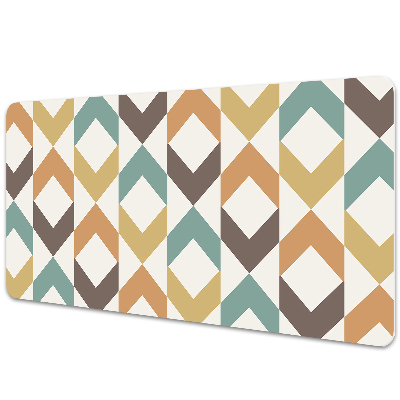 Sous main de bureau Formes géométriques rétro