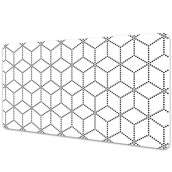 Protège bureau Cubes géométriques