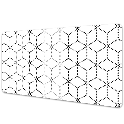 Protège bureau Cubes géométriques