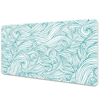 Tapis de bureau Vagues abstraites rétro