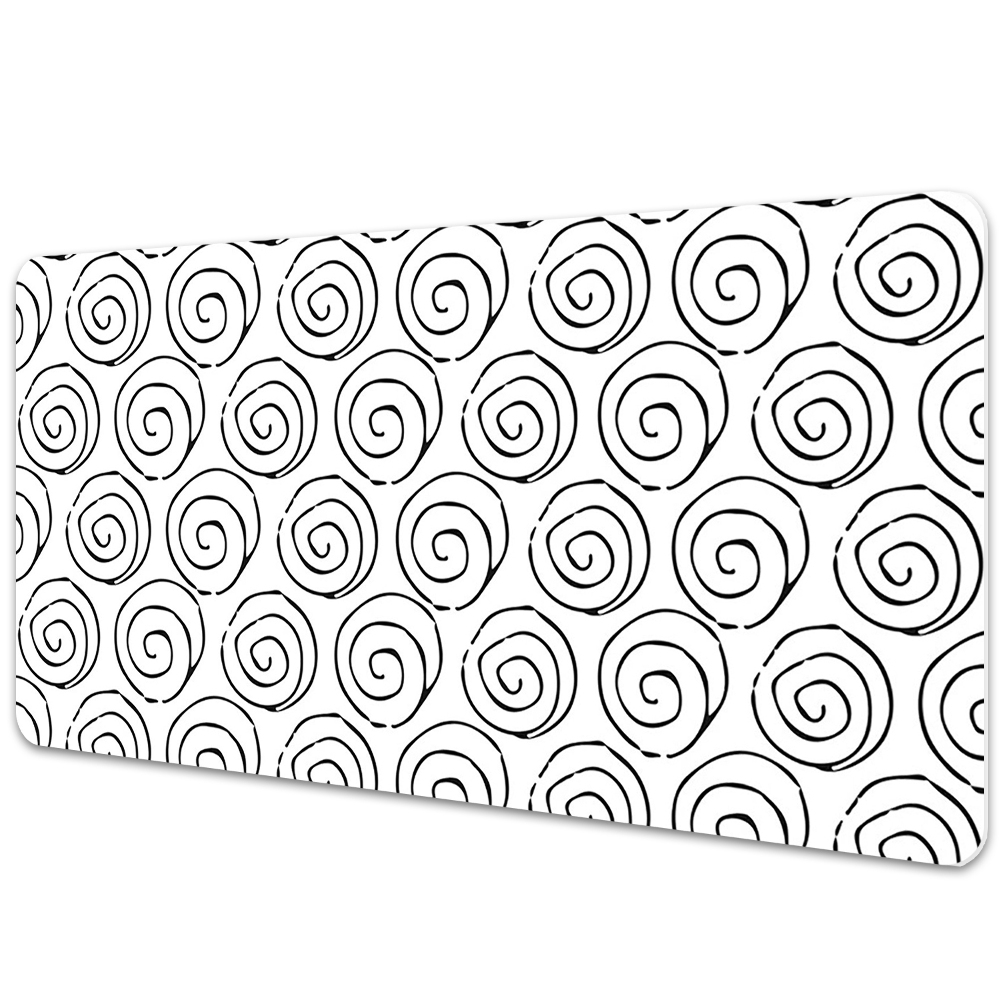 Tapis de bureau Coquilles d'escargot géométriques