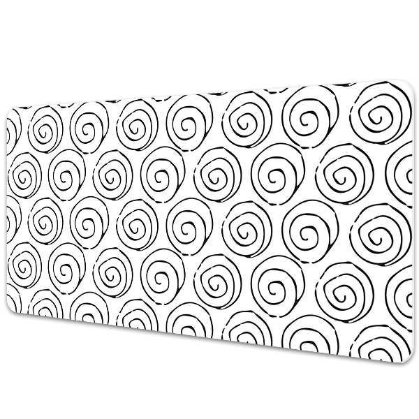 Tapis de bureau Coquilles d'escargot géométriques