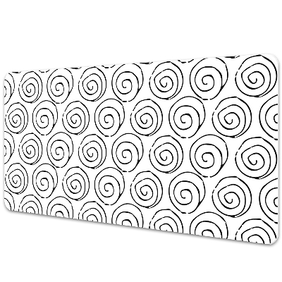 Tapis de bureau Coquilles d'escargot géométriques