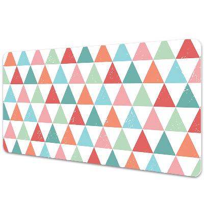 Protège bureau Triangles géométriques colorés