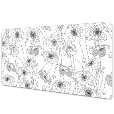 Protège bureau Coquelicots