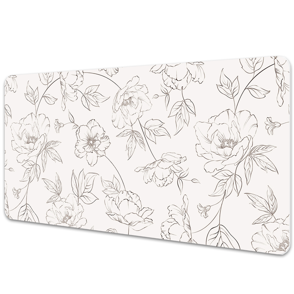 Protège bureau Croquis de plantes