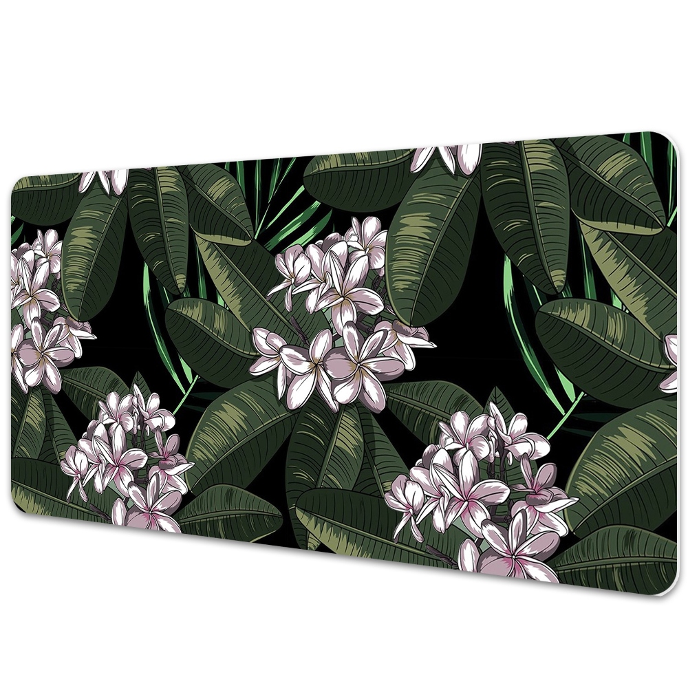 Protège bureau Fleurs d'une île tropicale