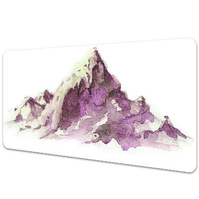 Sous-main bureau Paysage de montagne en hiver