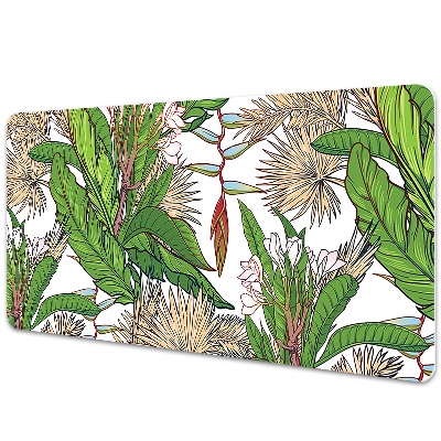 Sous-main bureau Jungle sur fond sombre