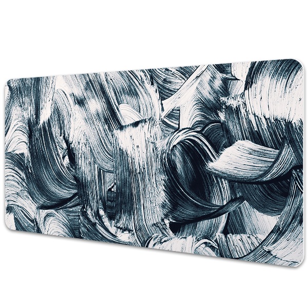 Protège bureau Traits de pinceau sombres